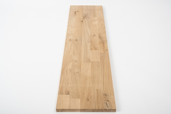 Solid wood edge glued panel Oak Rustic 26mm, 2.5-3 m, finger jointed lamella, customized DIY